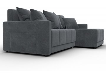 Диван-кровать Комо универсальный велюр laim 23 светло-серый