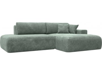 Диван угловой Лига-036 НПБ Модерн brut 08 зеленый