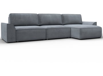 Диван угловой Лига-048 НПБ tower 10 серый