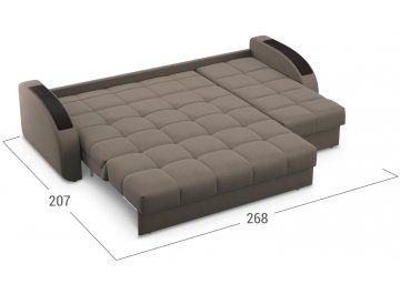 Диван угловой Moon Family 109 268 см с независимым пружинным блоком