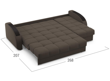 Диван угловой Moon Family 109 / Н30С Lux v1+7Я н+(2)65 н 004806