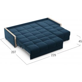 Диван угловой Moon Family 125 с ППУ