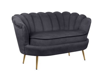 Дизайнерский двухместный диван Pearl Double Black