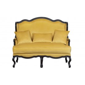 Двухместный дизайнерский диван Brody Double yellow