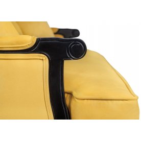 Двухместный дизайнерский диван Brody Double yellow