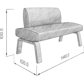 Диван Pride 140