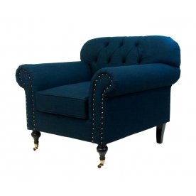 Классическое кресло Kavita Dark Blue