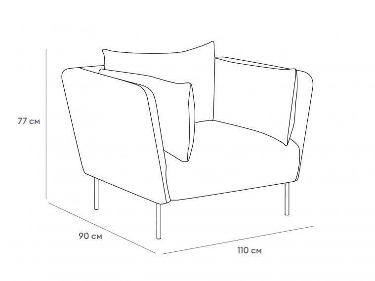 Кресло Copenhagen Italia 22