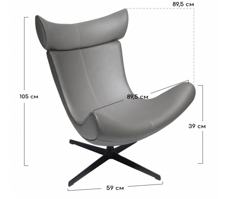 Кресло Imola зеленое