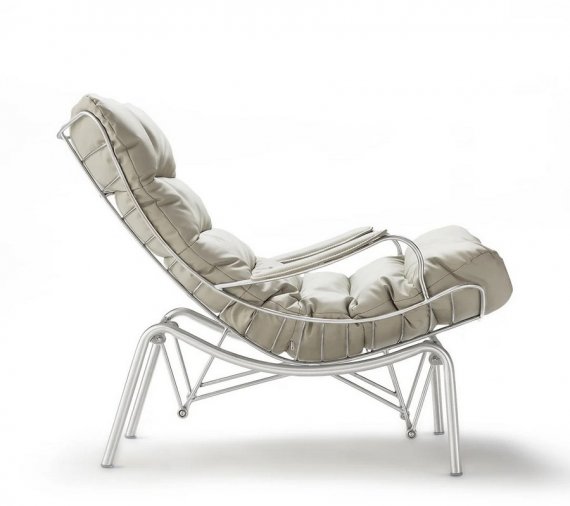 Кресло-качалка Liam серое