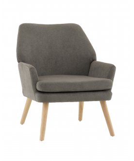 Кресло Милк серый