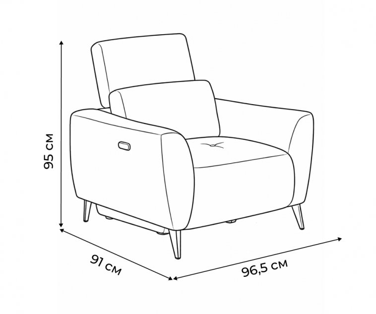 Кресло Lafayette желтый
