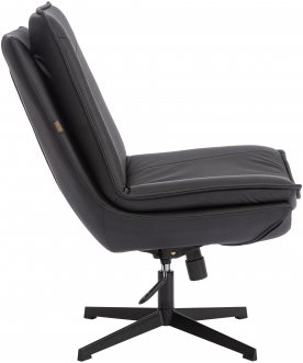 Кресло Кресло лаунж Cosmo экокожа, Sharp Чёрный