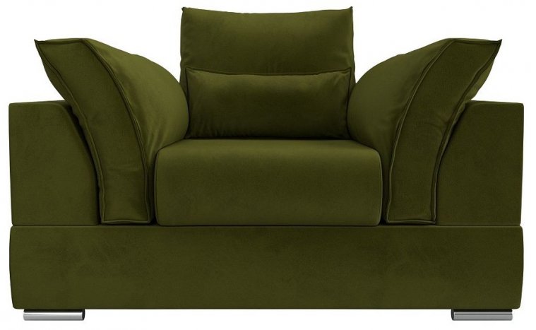 Кресло Урбан-Нова зеленый микровельвет