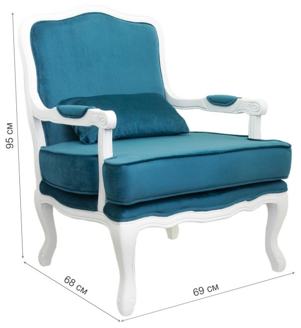 Кресло Nitro 5KS24507-BVW blue / white