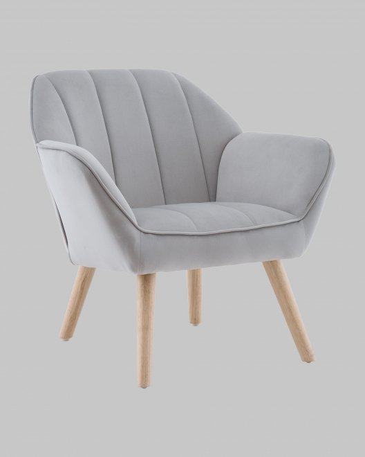 Кресло Руденс серебристый