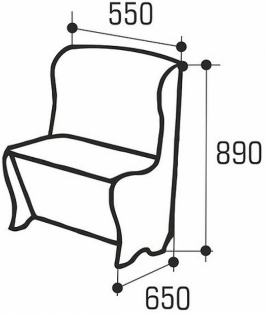 Кресло Сенатор красное