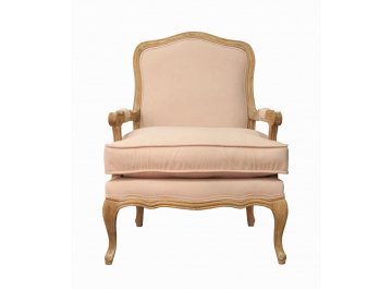 Мягкое полукресло с подлокотниками Nitro Beige Velvet