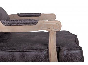 Мягкое полукресло с подлокотниками Nitro Brown V2