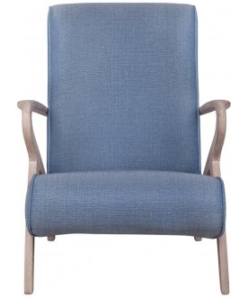 Низкое кресло Fobos blue