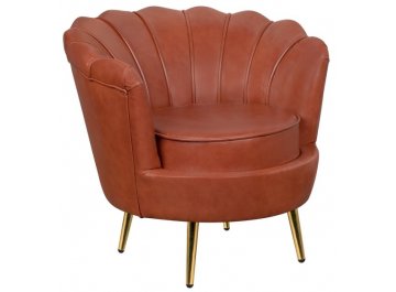 Низкое кресло Pearl Brown