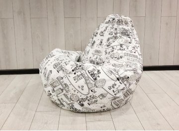 Пуф-мешок Раскраска