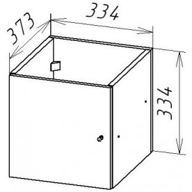 Модуль для стеллажа СТ-Д