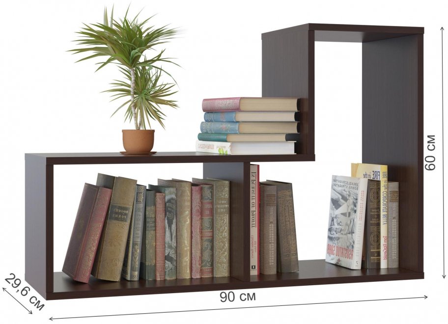 Модульный элемент для сборного стеллажа ПК-9 венге