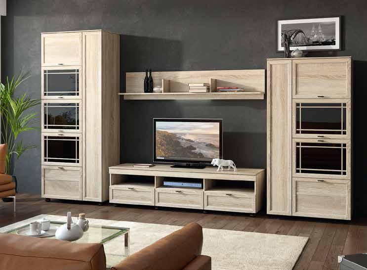 Полка навесная №170 МК 47 ель 3D