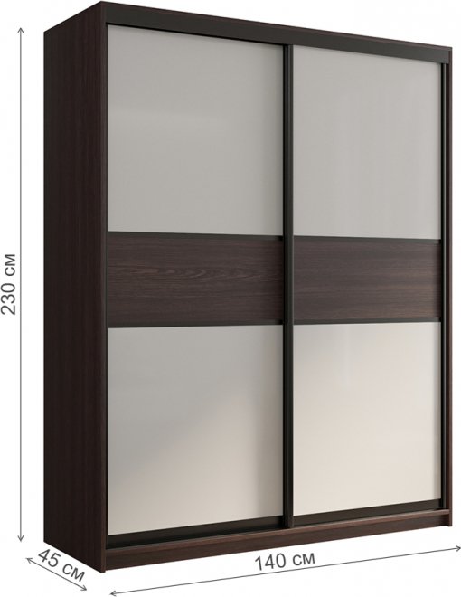 Шкаф-купе Кааппи 11 140х45 венге