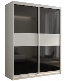 Шкаф-купе Кааппи 11 белый бриллиант / черный