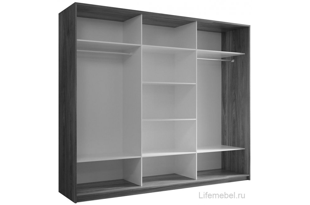 Шкаф-купе Кааппи 4 210х60 белый бриллиант
