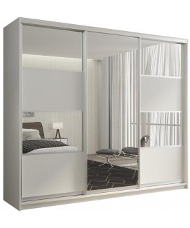 Шкаф-купе Кааппи 5 белый бриллиант