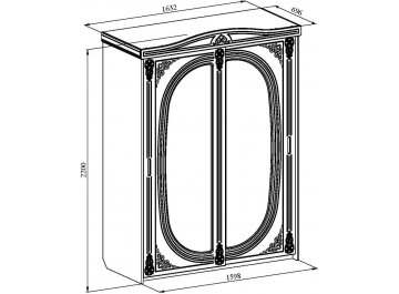 Шкаф-купе Ассоль АС-16