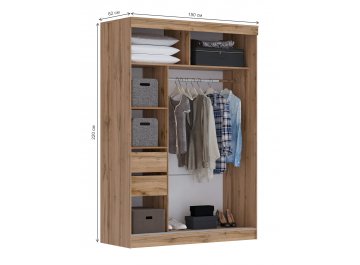 Шкаф-купе Орион 1,5 м