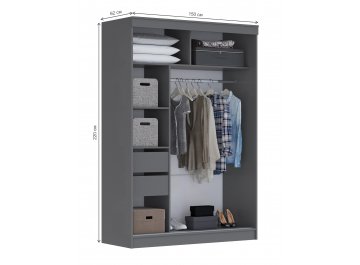 Шкаф-купе Айвор 1,5 м