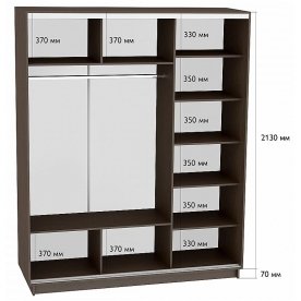 Шкаф-купе D3-08 220х60