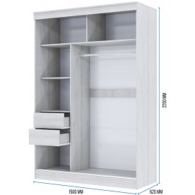 Шкаф-купе Дарина 1,5 м