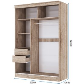 Шкаф-купе Дарина 1,5 м