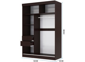 Шкаф-купе Дайрнина 1,5 м