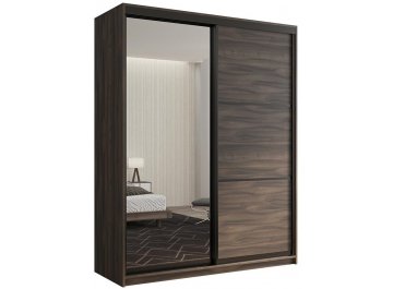 Зеркальный шкаф-купе Кааппи 2 120х60 орех тьеполо