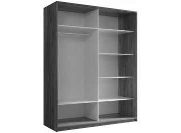 Зеркальный шкаф-купе Кааппи 2 120х60 орех тьеполо