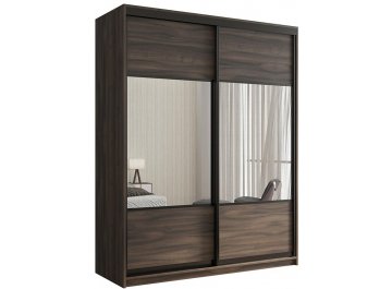 Шкаф-купе с зеркалом Кааппи 6 120х60 орех тьеполо