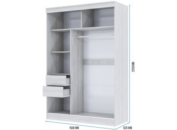 Шкаф-купе Танго-1 1,5 м