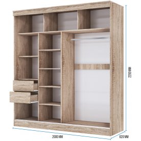 Шкаф-купе Танго-1 2 м