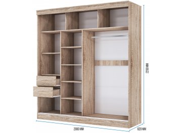 Шкаф-купе Танго-1 2 м