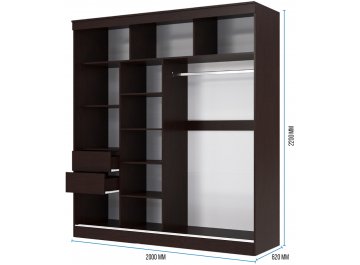 Шкаф-купе Москана-1 2 м