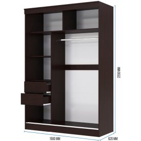 Шкаф-купе Танго-2 1,5 м