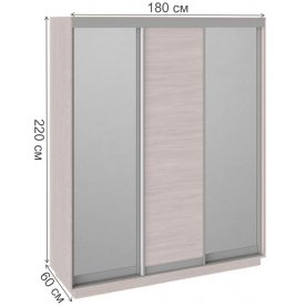 Шкаф-купе Румер 180х60х220