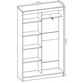 Шкаф-купе Стандарт 2 ШК.005.1200-09